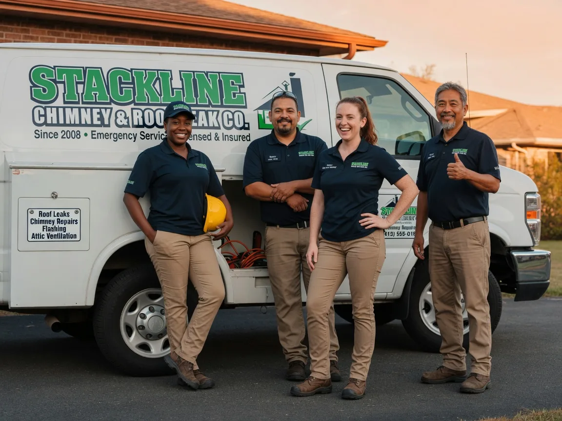 Chimney flashing repair company in Comstock, WI